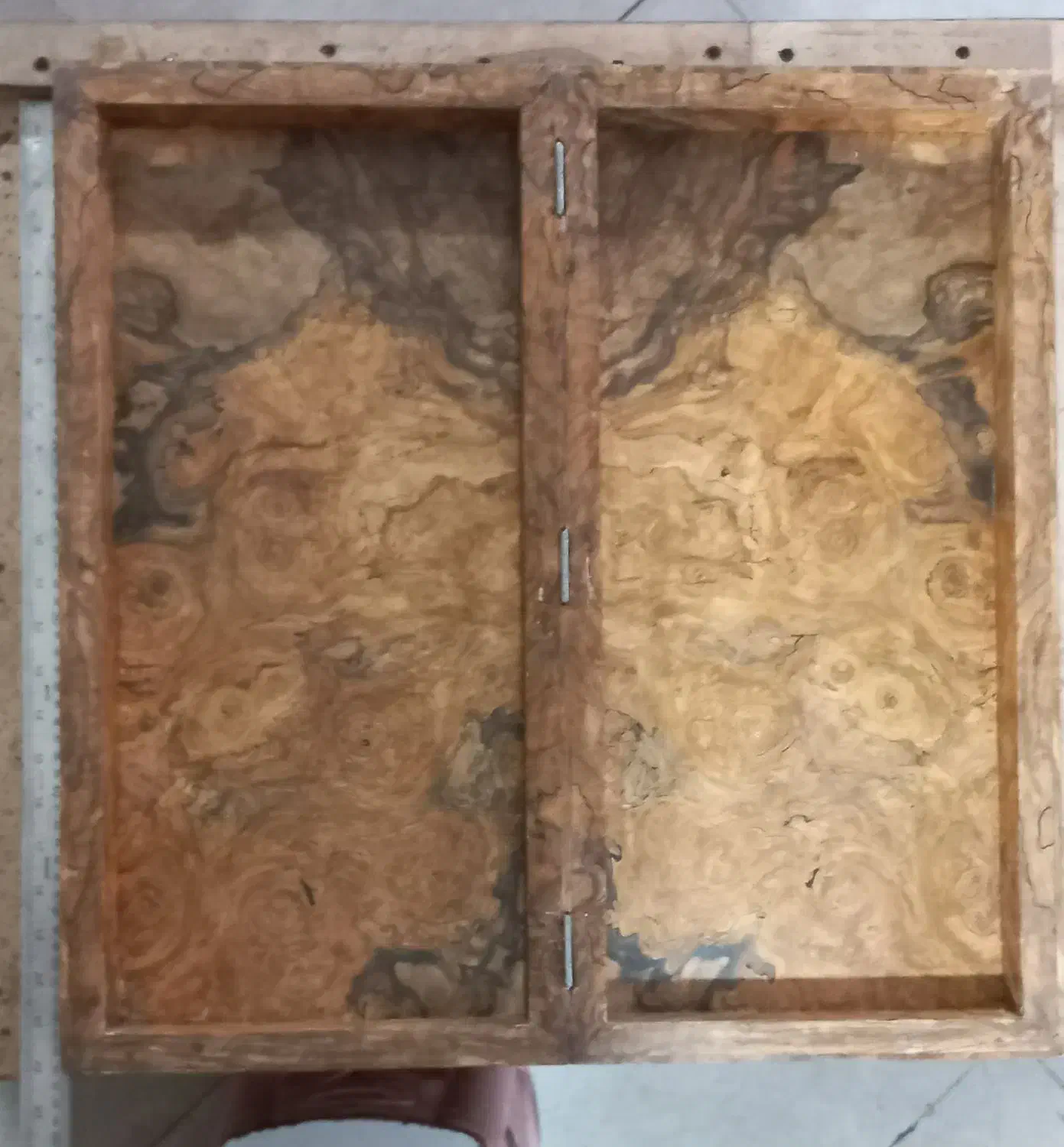 تخته نَرد ریشه گردو (جوش ۵۰۰ ساله گُلدار)|کلکسیون و سرگرمی|تهران, تهرانویلا|دیوار