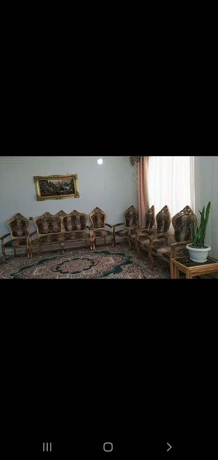 مبل سلطنتی شیک تعویضم میکنم|مبلمان خانگی و میز عسلی|نورآباد, |دیوار