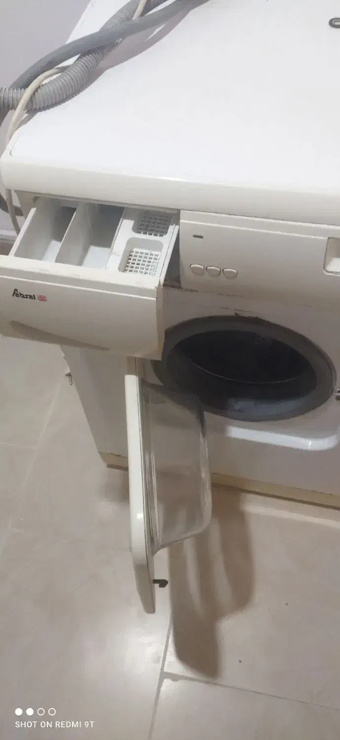 فروش ماشین لباسشویی آبسال دست دوم|ماشین لباسشویی و خشک‌کن لباس|آمل, |دیوار