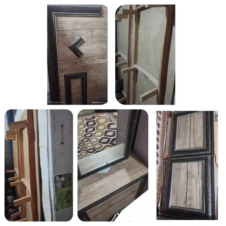 سلام یه عدد تختخواب ویه کمد دیواری ویه عدد باند|تخت و سرویس خواب|کارون, |دیوار