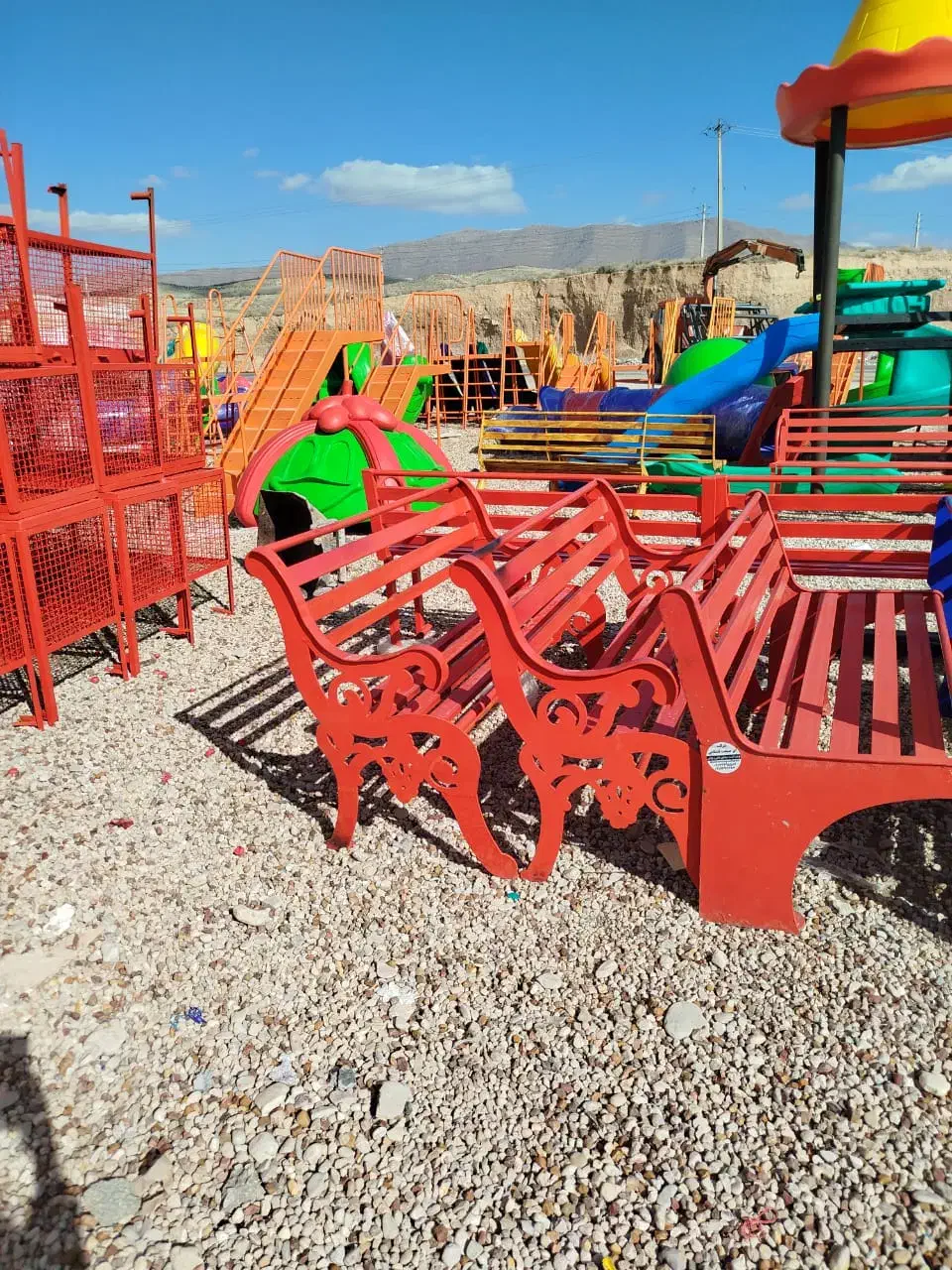 نیمکت فلزی|مصالح و تجهیزات ساختمان|صدرا-فارس, باغشهر گلبهار صدرا|دیوار