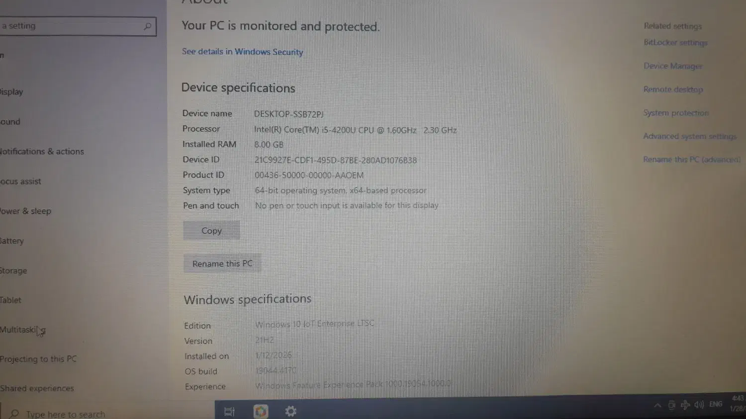 لپ تاب toshiba|رایانه همراه|نسیم‌شهر, |دیوار