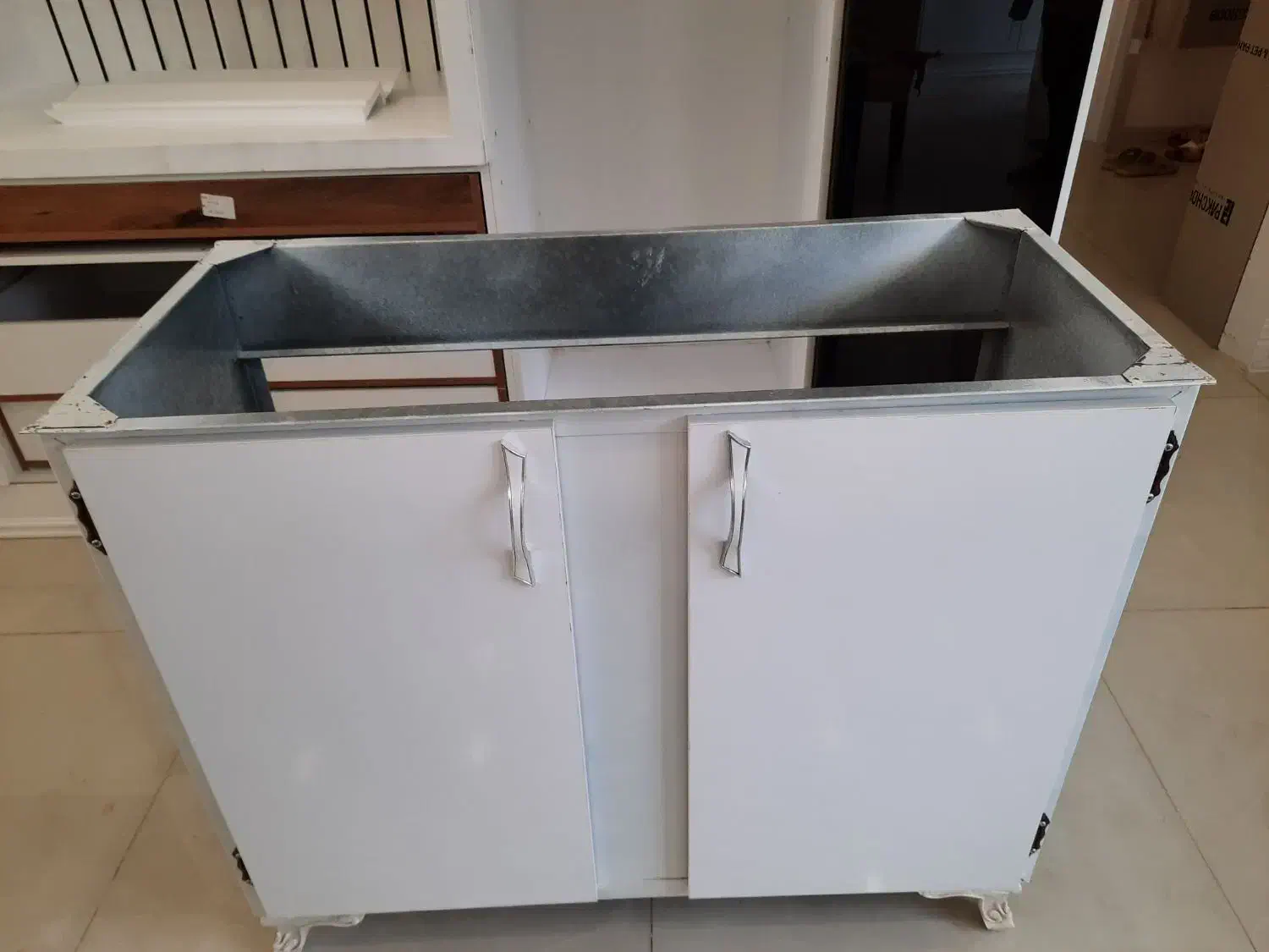 سینک و کابینت فلزی گالوانیزه|مصالح و تجهیزات ساختمان|مراغه, |دیوار