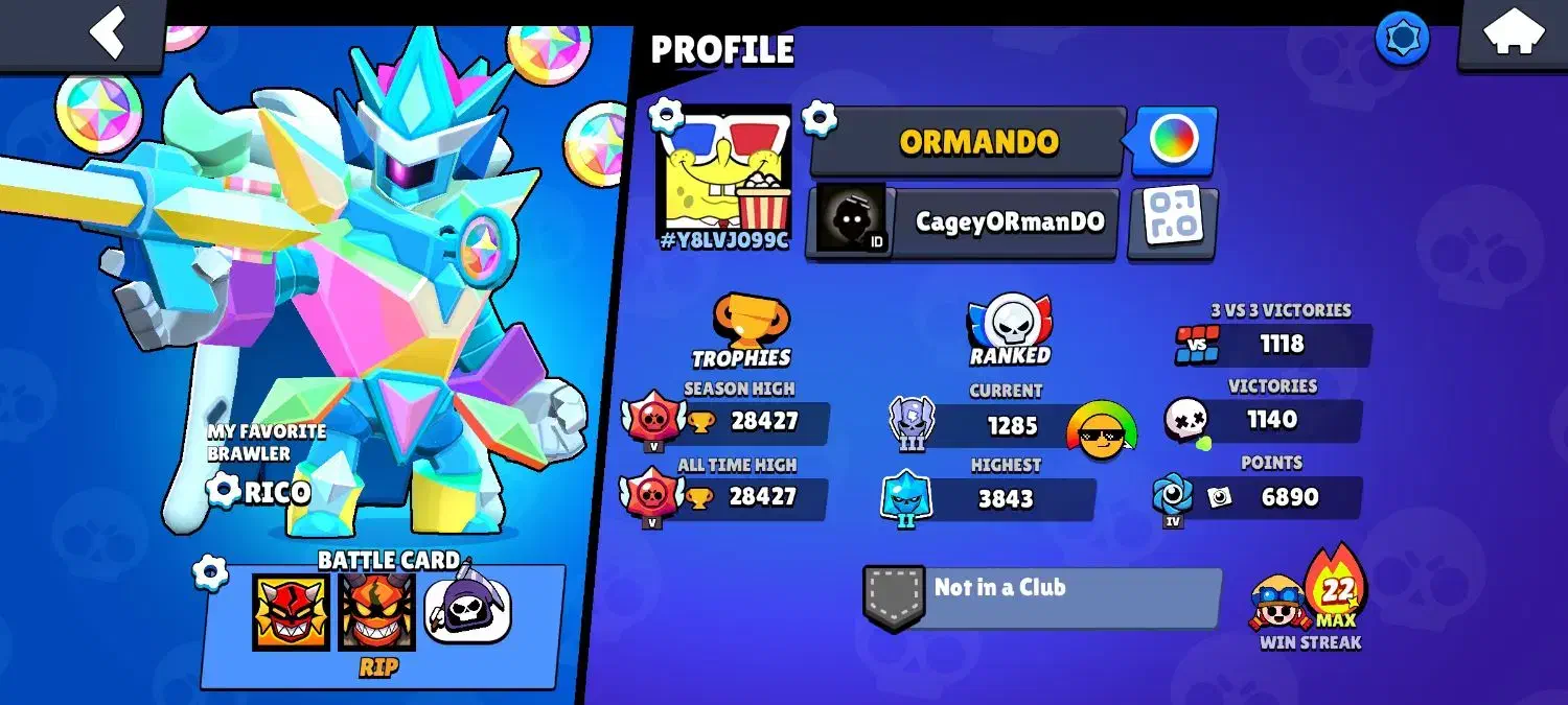 اکانت براول استارز به همراه یک کلش آف کلنز چنج میش|کنسول، بازی ویدئویی و آنلاین|شیراز, شریف‌آباد|دیوار