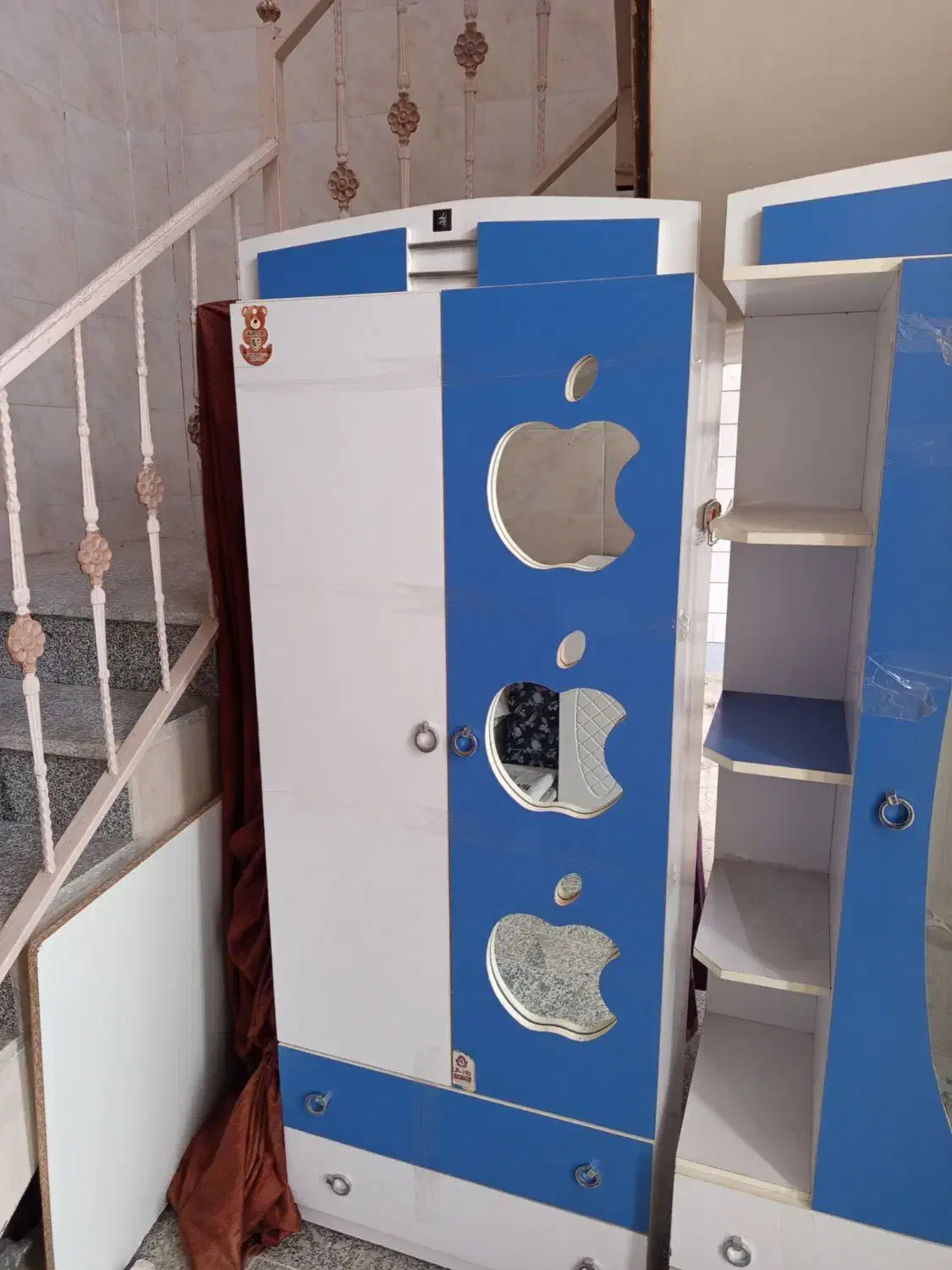 تخت و کمد نوجوان کامل سالم سالم|تخت و سرویس خواب|فارسان, |دیوار