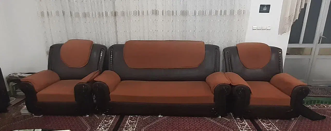 مبلمان راحتی ۷ نفره|مبلمان خانگی و میز عسلی|مشگین شهر, |دیوار