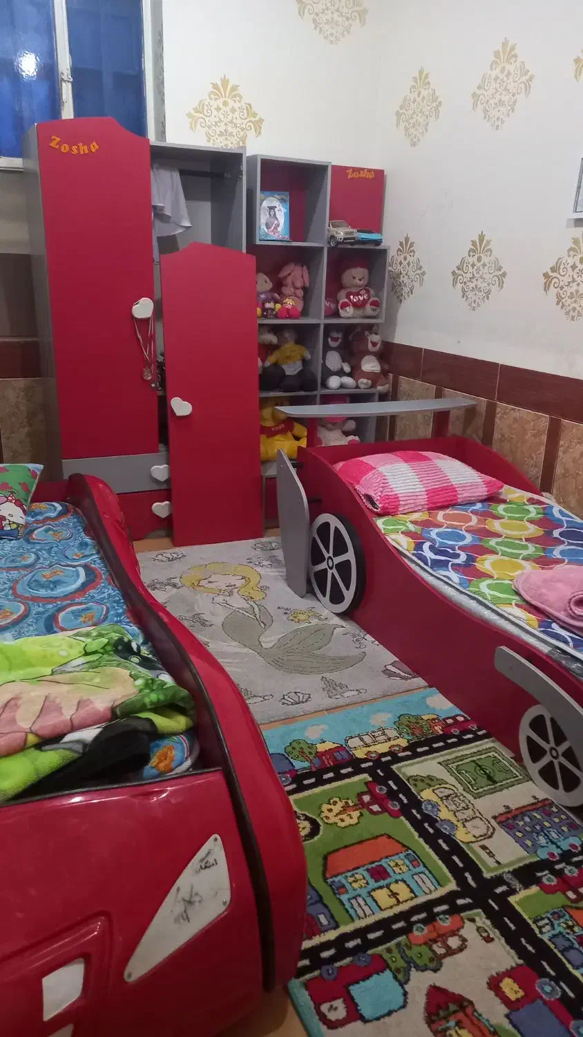 تخت و کمد کودک و نوجوان|تخت و صندلی بچه|اهواز, بیست متری شهرداری|دیوار