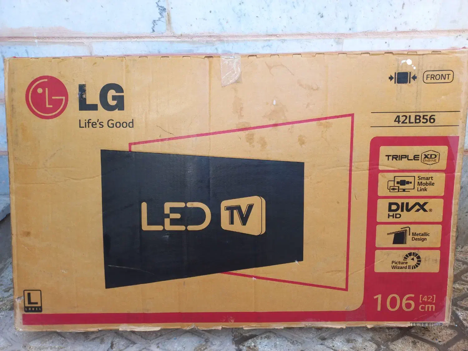 کارتن تلویزیون ۴۲ ال  جی|تلویزیون و پروژکتور|بوئین زهرا, |دیوار