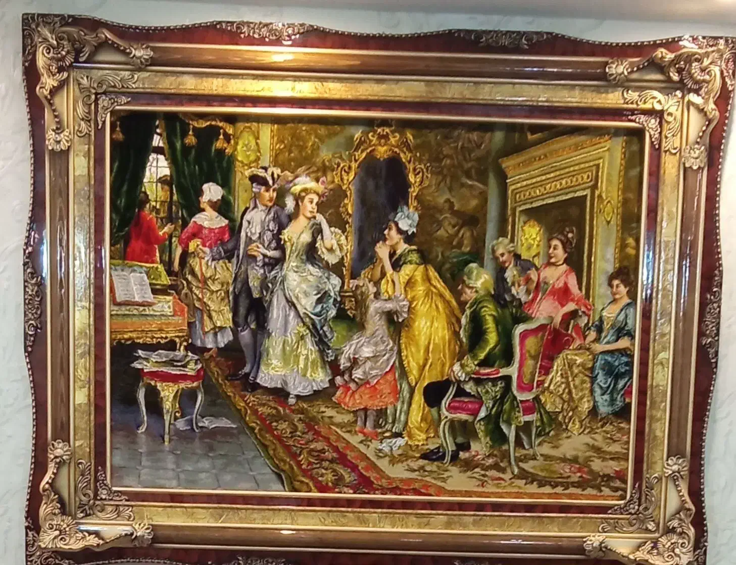 تابلو فرش بدرقه کاترین|تابلو فرش|اردبیل, |دیوار