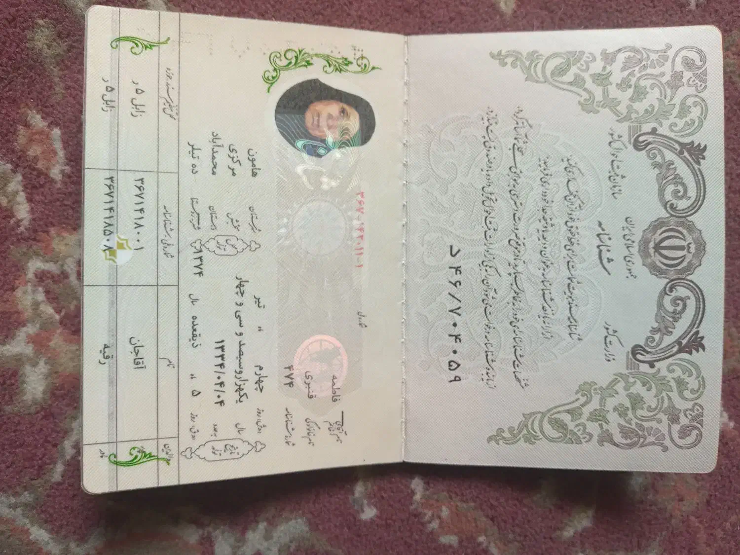 کارت ملی وشناسنامه گم شده|اشیا|تیمور آباد, |دیوار