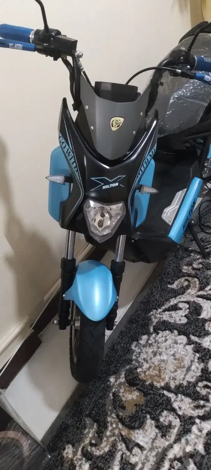 موتور برقی هیلتون درحدصفرسنددار استسنائی مدارک دار|موتورسیکلت|تهران, بهداشت|دیوار