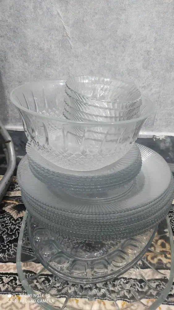 ظروف بلور شیشه ای|ظروف سرو و پذیرایی|باغ ملک, |دیوار