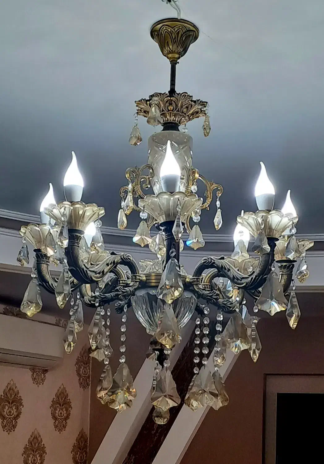 لوستر شیک|لوستر و چراغ آویز|گرگان, |دیوار