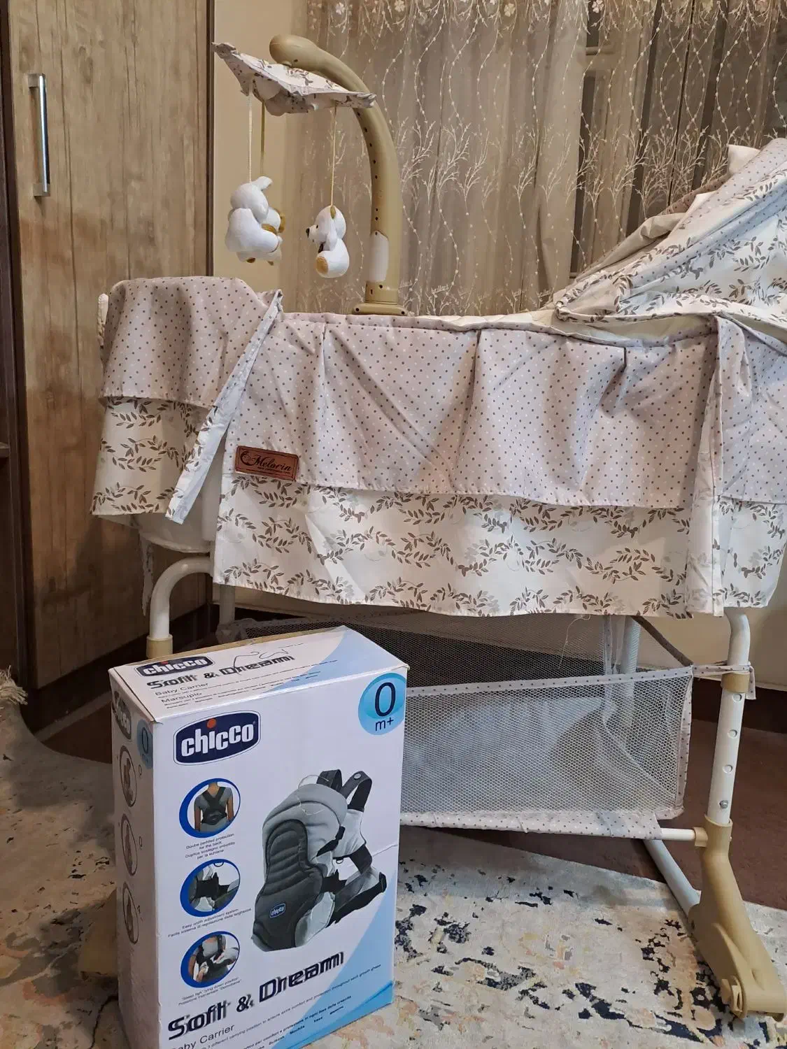 تخت کنار مادر ملورین چند حالته|تخت و صندلی بچه|اصفهان, باغ زیار|دیوار