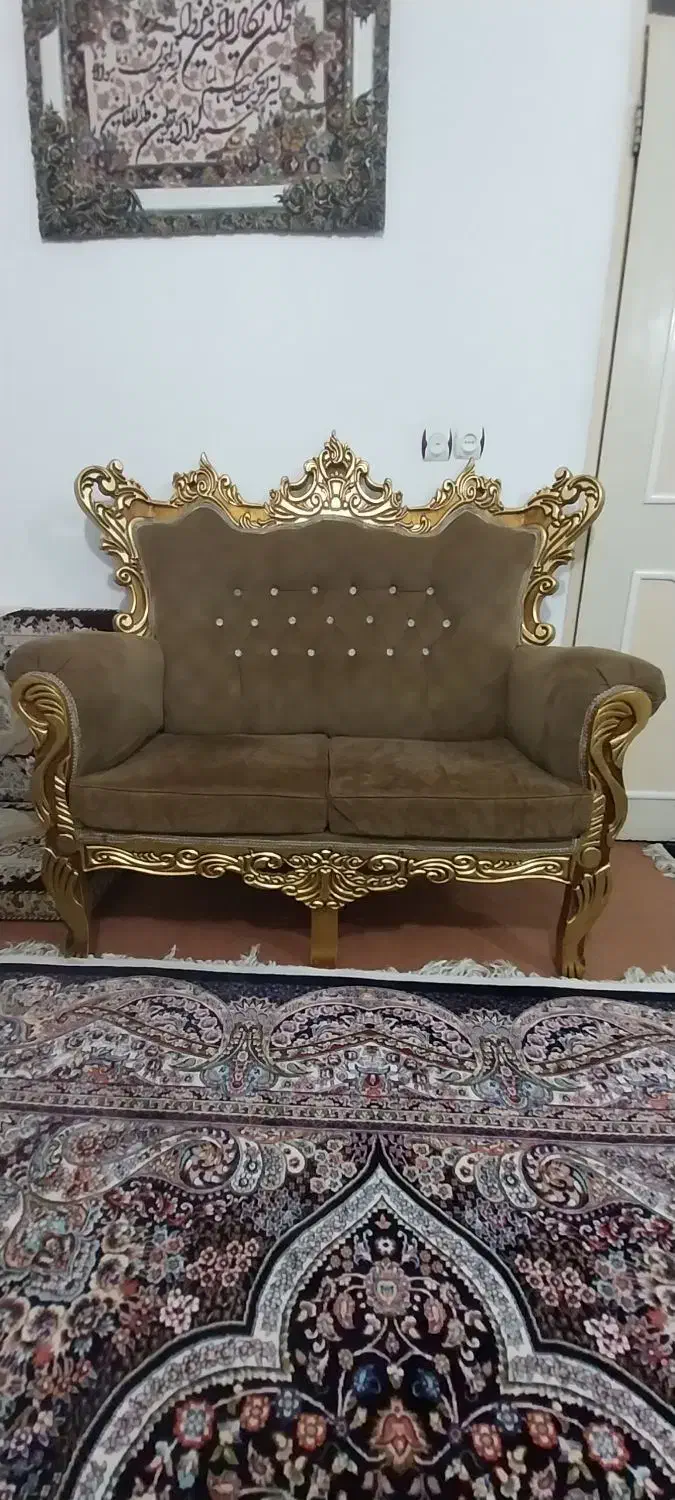 مبل سلطنتی ۷نفره|مبلمان خانگی و میز عسلی|سنندج, |دیوار