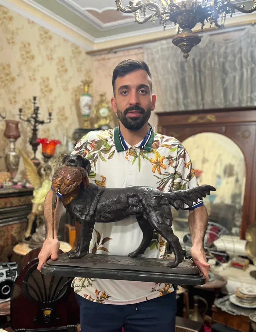 سگ شکارچی برنزبلژیکی انتیک وقدیمی|مجسمه، تندیس، ماکت|تهران, فرودگاه مهرآباد|دیوار