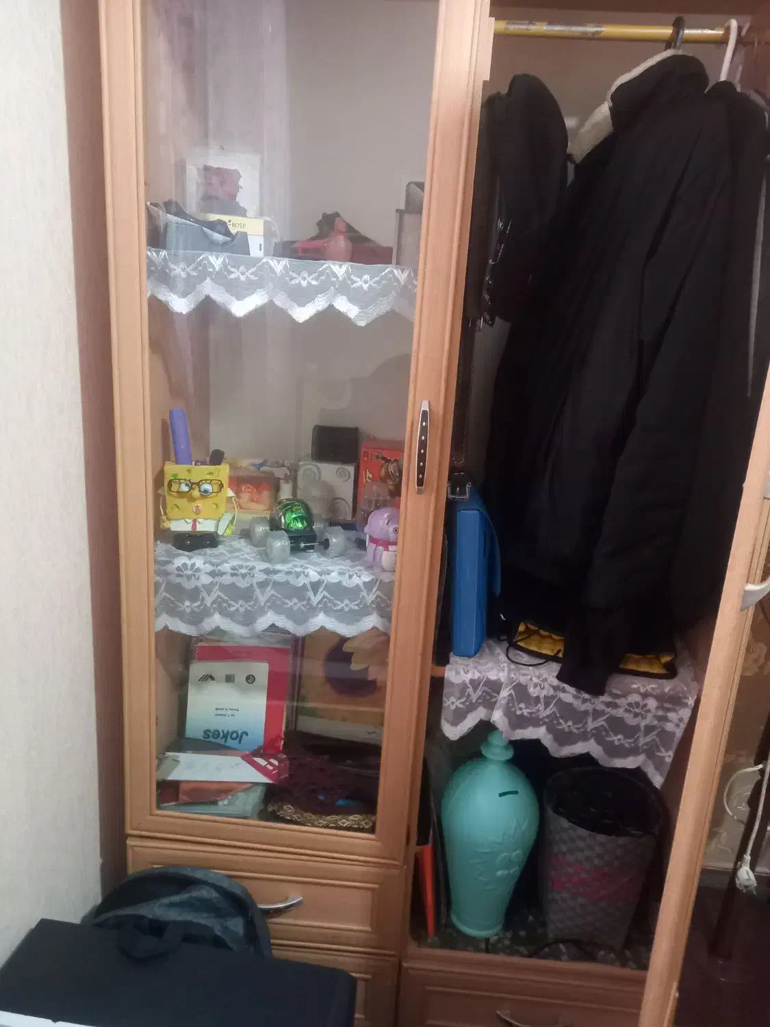 کمد و میز تحریر|جاکفشی، کمد، دراور|لنگرود, |دیوار