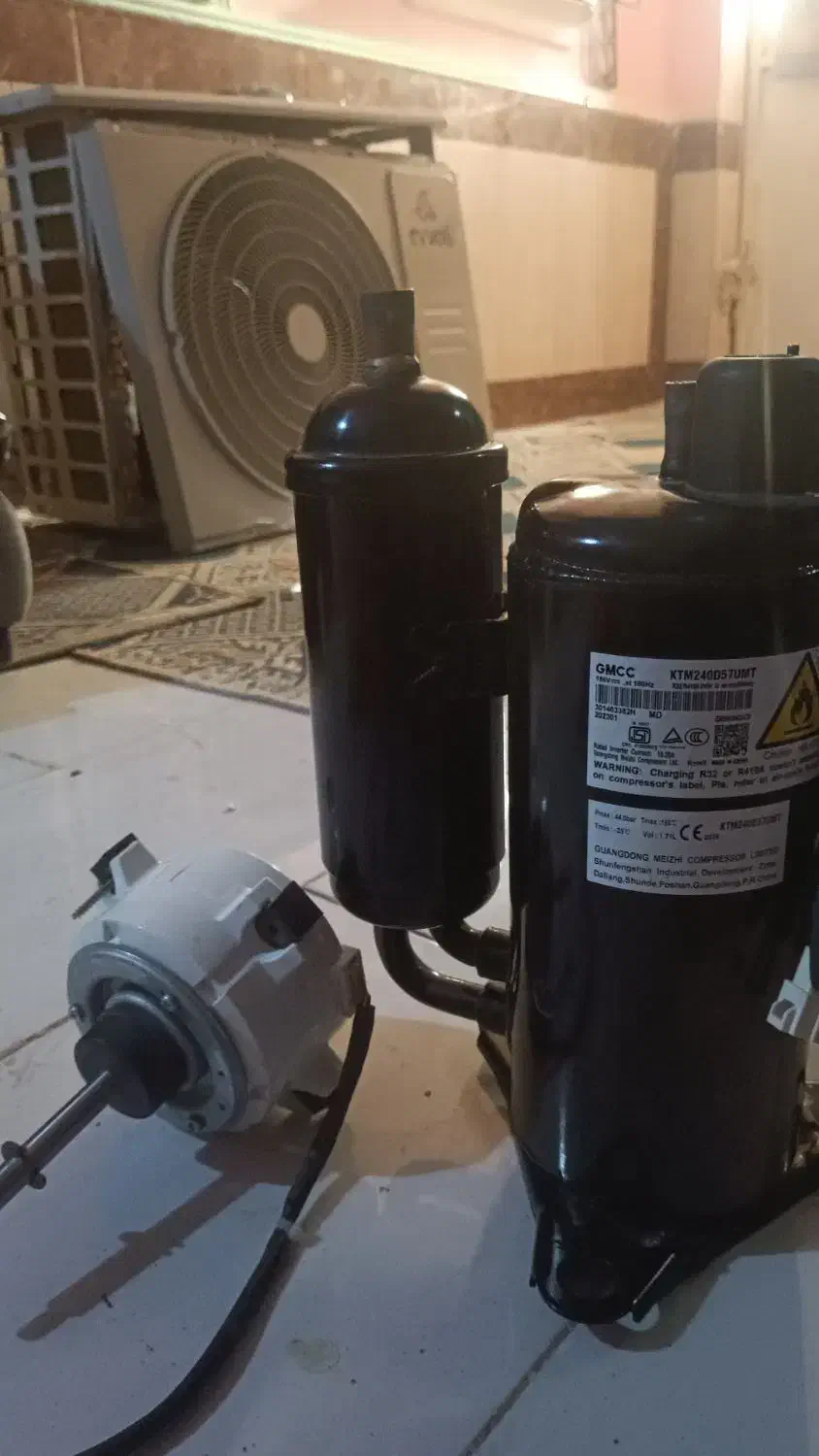 کمپرسور وموتور فن اینورتر 24 هزارR410|کولر گازی و فن‌کوئل|زابل, |دیوار