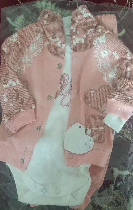 لباس دخترانه سه تیکه سایز دو نو|لباس|گلپایگان, |دیوار