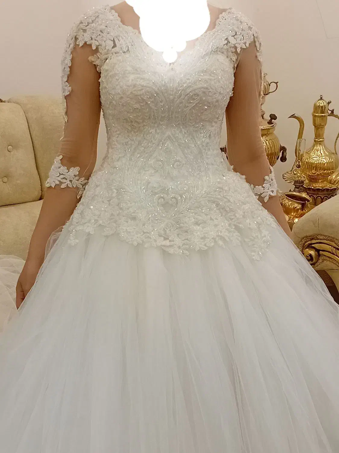 لباس عروس سایز 38تا42قابل سایز|لباس|ری, اقدسیه|دیوار