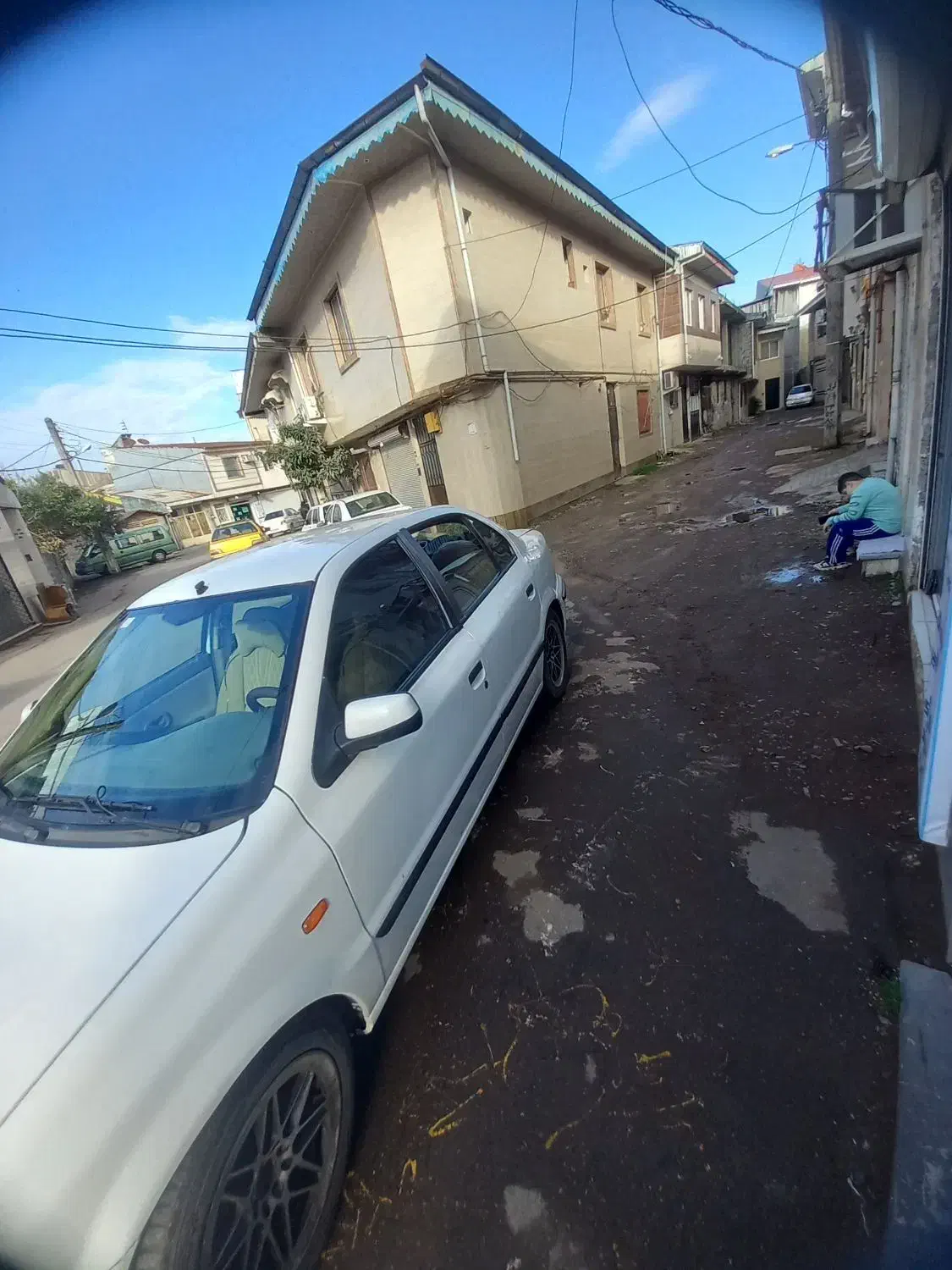 سمند۹۵سفید|خودرو سواری و وانت|رشت, پاره بیجار|دیوار