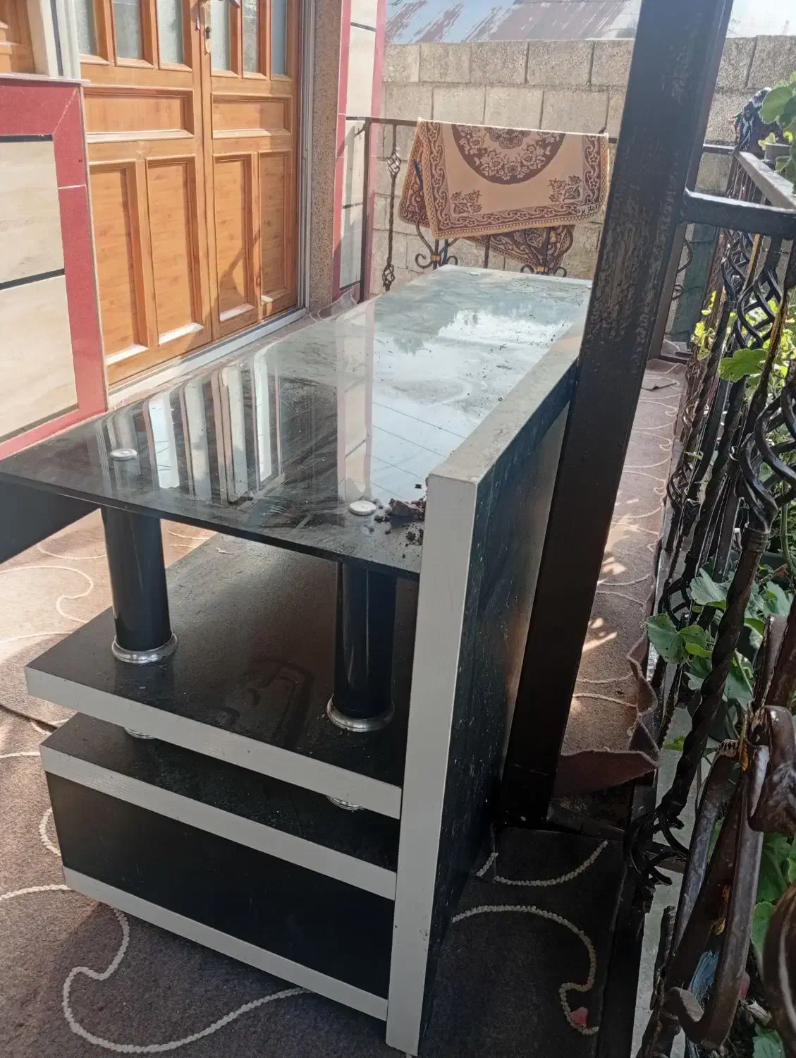 زیر تلویزیون تمیز|میز تلویزیون|اسالم, |دیوار