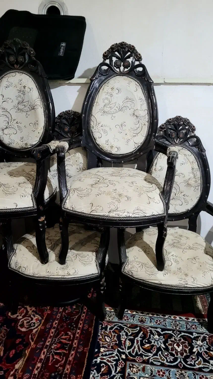 مبل سلطنتی ۹ نفره|مبلمان خانگی و میز عسلی|همدان, |دیوار