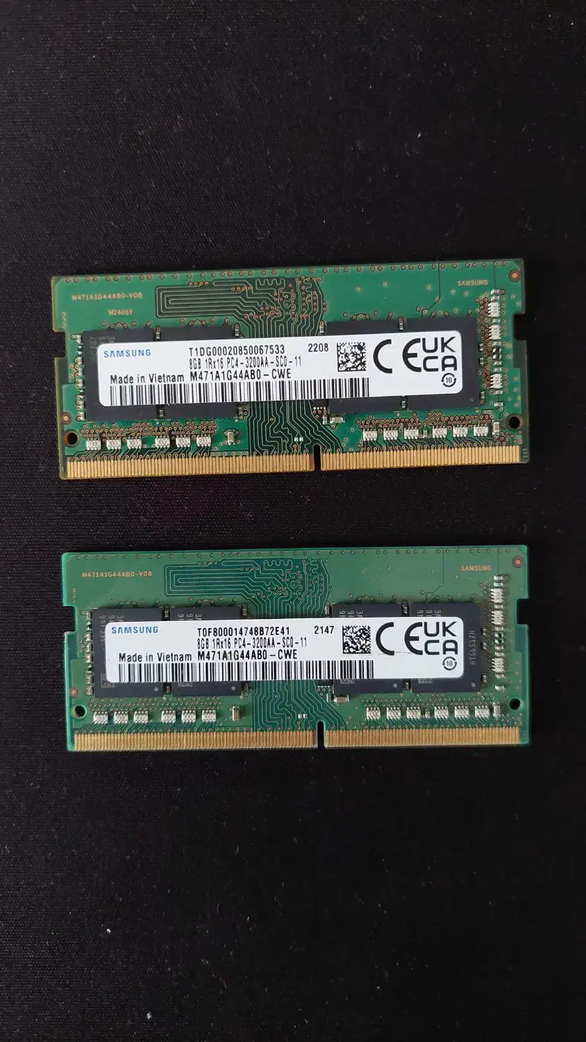 ۱۶ گیگ رم ddr4 لپ تاپی 3200|قطعات و لوازم جانبی رایانه|نجف‌آباد, قدس|دیوار