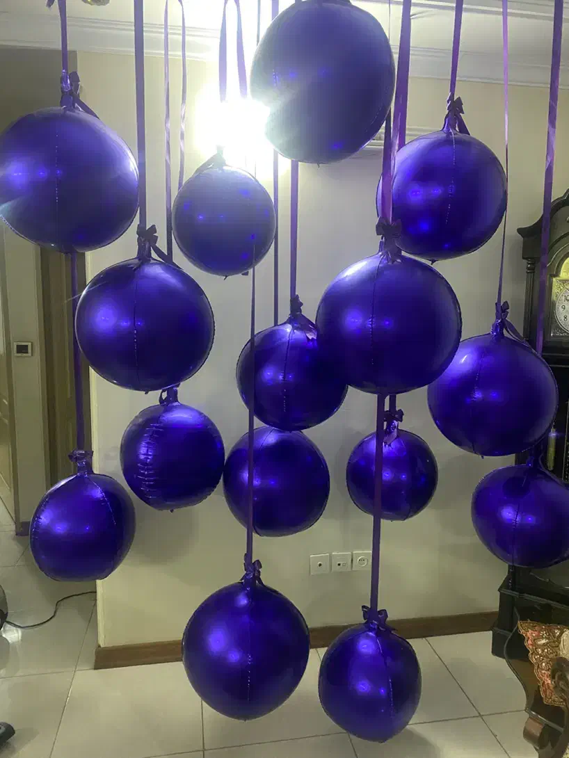 ۱۵ عدد بادکنک اوربز یا فویلی سالم آماده نصب|صنایع دستی و سایر لوازم تزئینی|ری, ظهیرآباد|دیوار