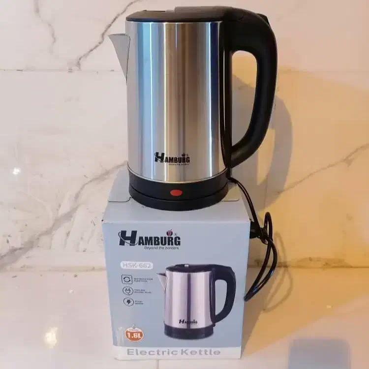 کتری برقی استیل هامبورگ|قوری، کتری، قهوهساز دستی|ورامین, ورامین|دیوار