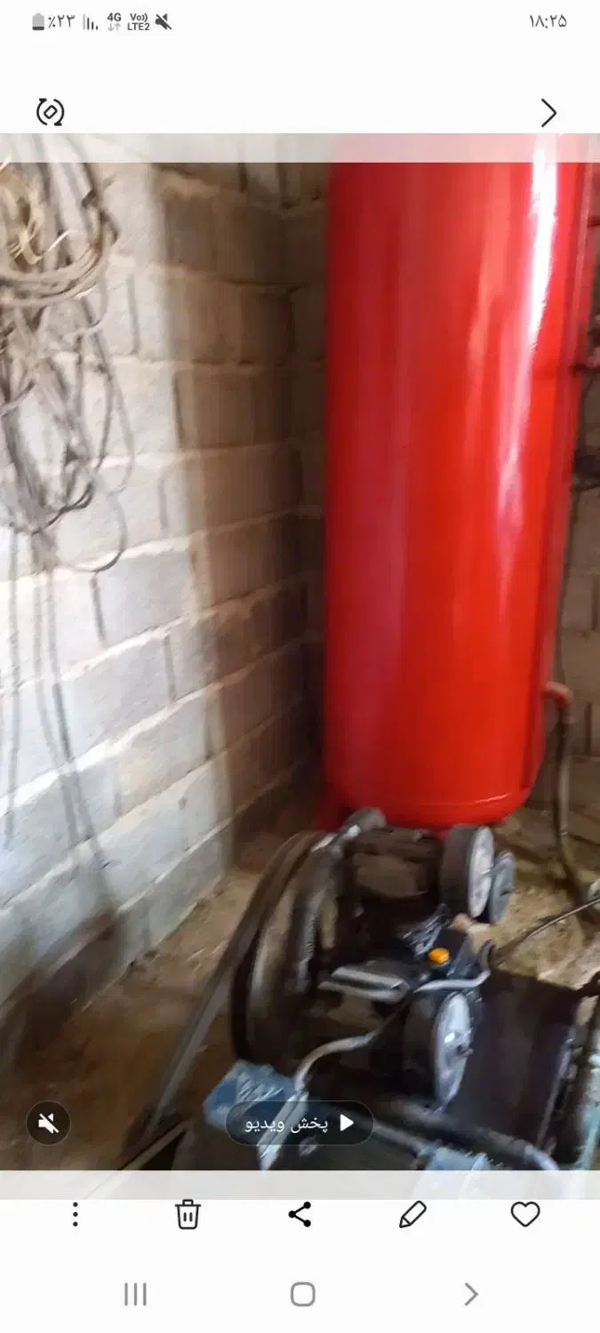 پمپ باد بزرگ(کمپرسور بادی)|ابزارآلات|ایلخچی, |دیوار