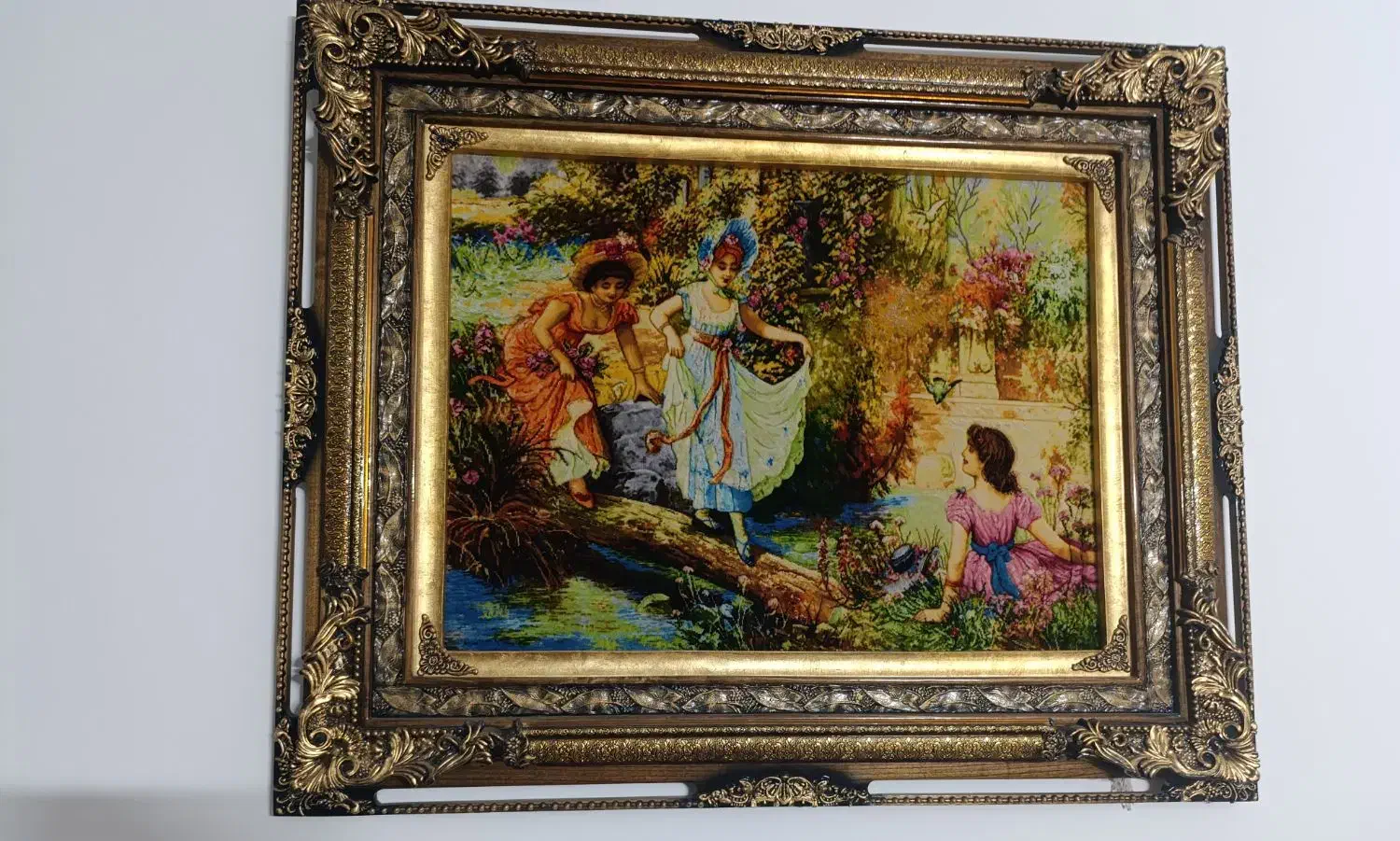 تابلو فرش دستباف،پرسه در قصر|تابلو فرش|قزوین, |دیوار