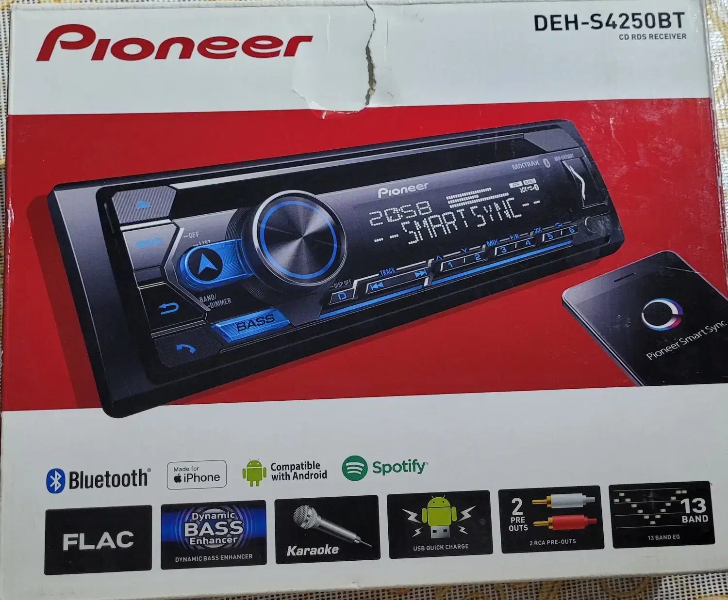 ضبط بایونیر مدل DEH-S4250BT|صوتی و تصویری|تهران, دروس|دیوار