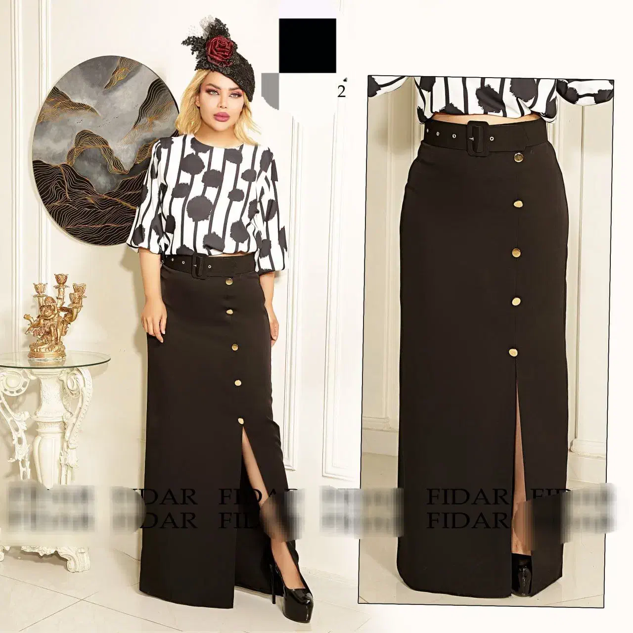 پوشاک مروارید|لباس|اصفهان, سرچشمه|دیوار