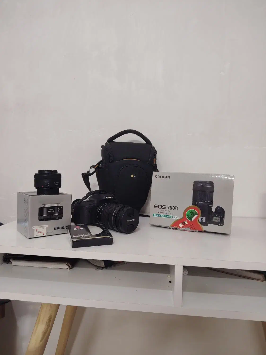 دوربین کنن EOS 760d به همراه دو لنز و لوازم کامل|دوربین عکاسی و فیلم‌برداری|اصفهان, خانه اصفهان|دیوار