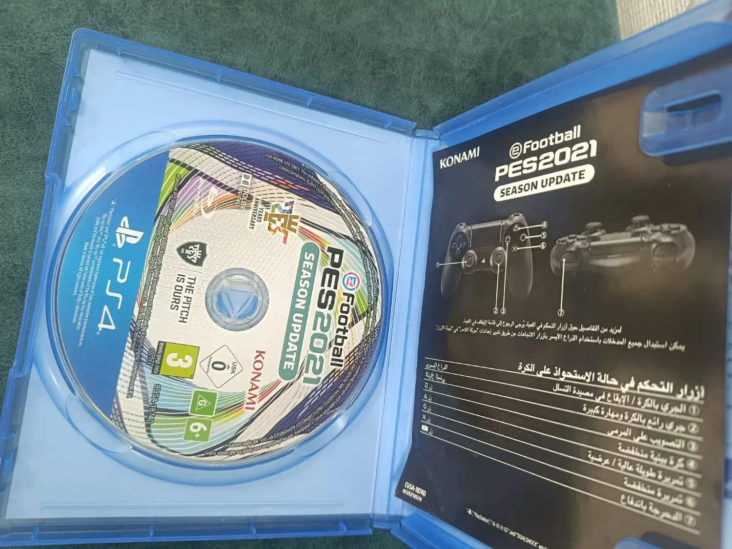 دیسک بازی Pes2021 اورجینال|کنسول، بازی ویدئویی و آنلاین|مهریز, |دیوار