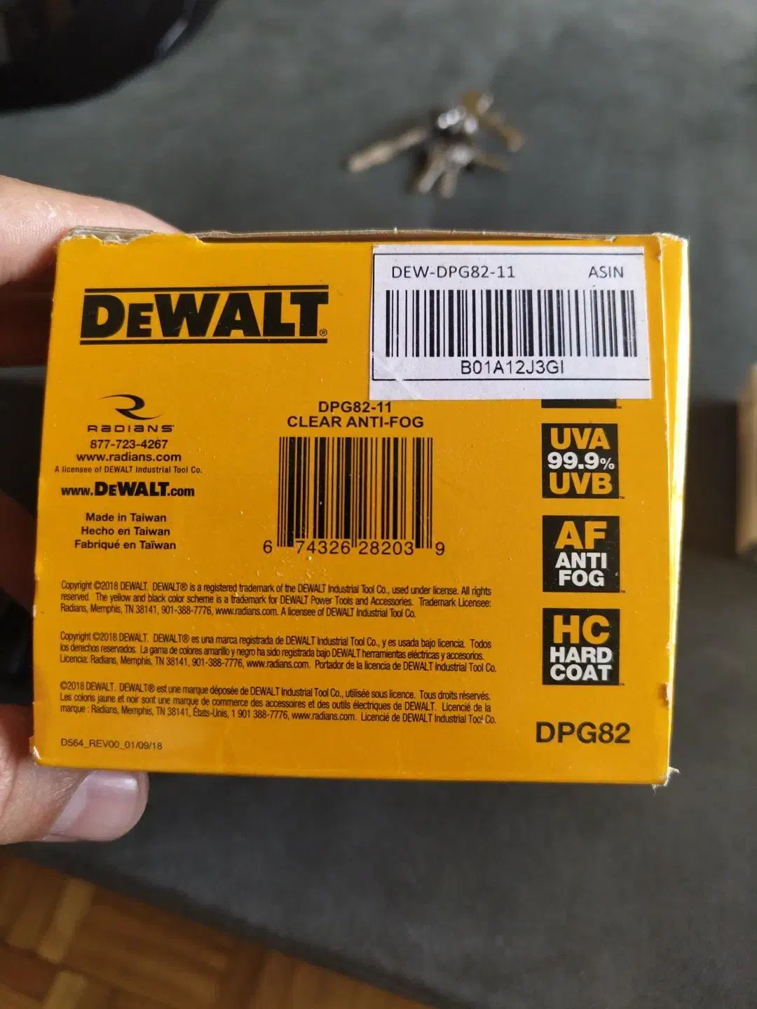 عینک صنعتی دیوالت DEWALT|ابزارآلات|تهران, گاندی|دیوار