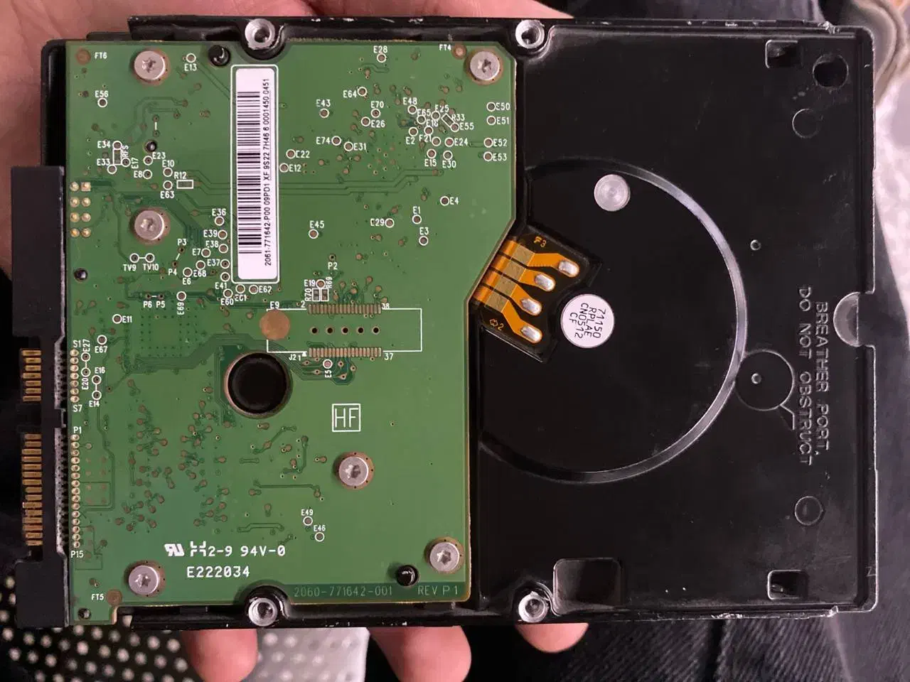 هارد ۲ ترابایت اینترنال نیاز به تعمیر WD|قطعات و لوازم جانبی رایانه|مشهد, رده|دیوار