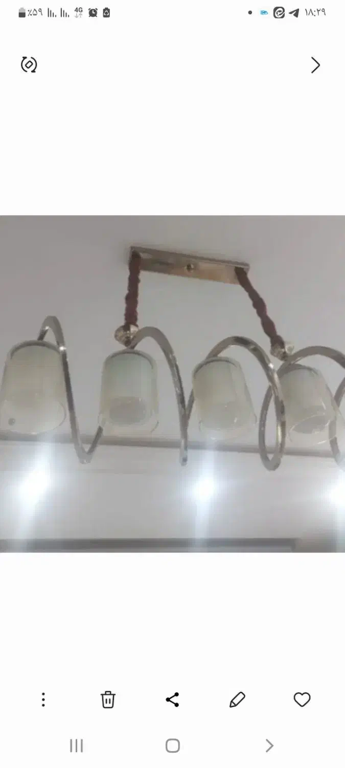 لوستر|لوستر و چراغ آویز|شاهرود, |دیوار