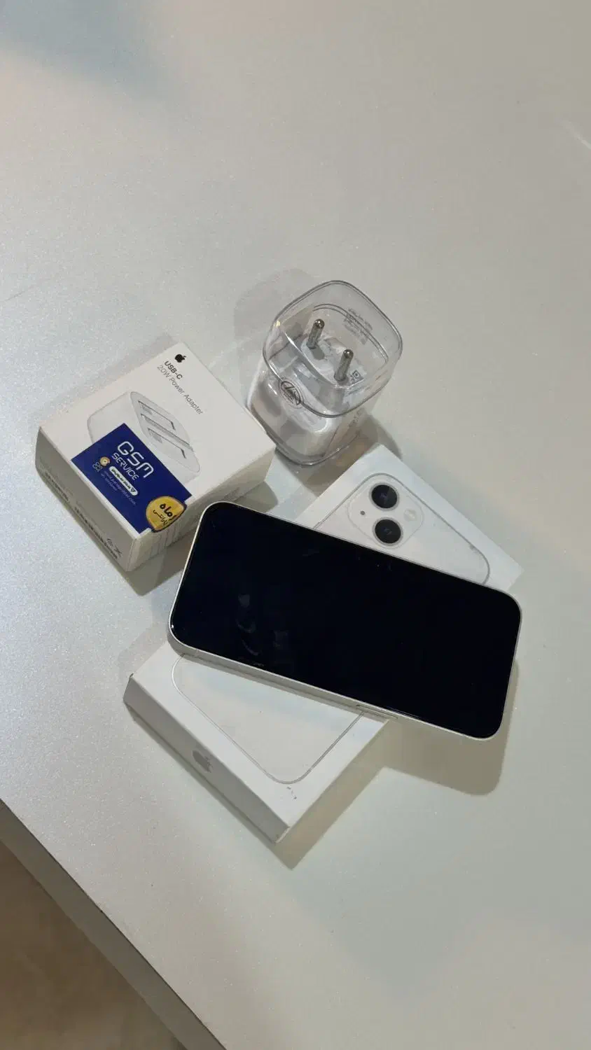 آیفون ۱۳ /سفید /۱۲۸گیگ / باطری 86%|موبایل|گرگان, |دیوار