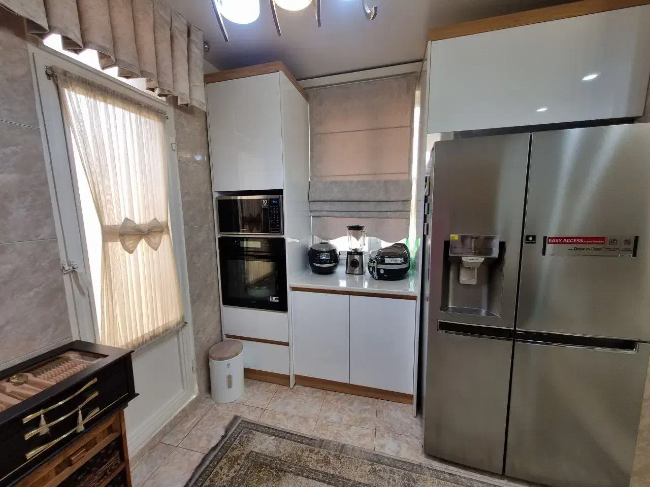 پرده آشپزخانه/پرده برای پشت در بالکن|پرده، رانر، رومیزی|تهران, چهارصد دستگاه|دیوار