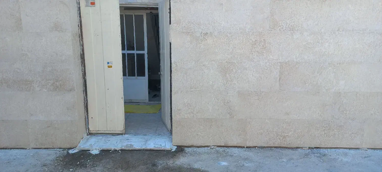 اجرای نما‌ سنگ ساده طرح باکس دار|خدمات پیشه و مهارت|بجنورد, |دیوار