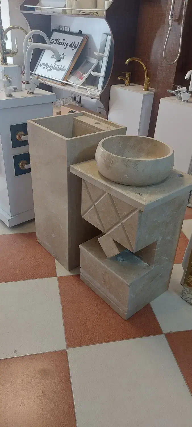 روشویی سنگی|لوازم سرویس بهداشتی|کرمان, |دیوار