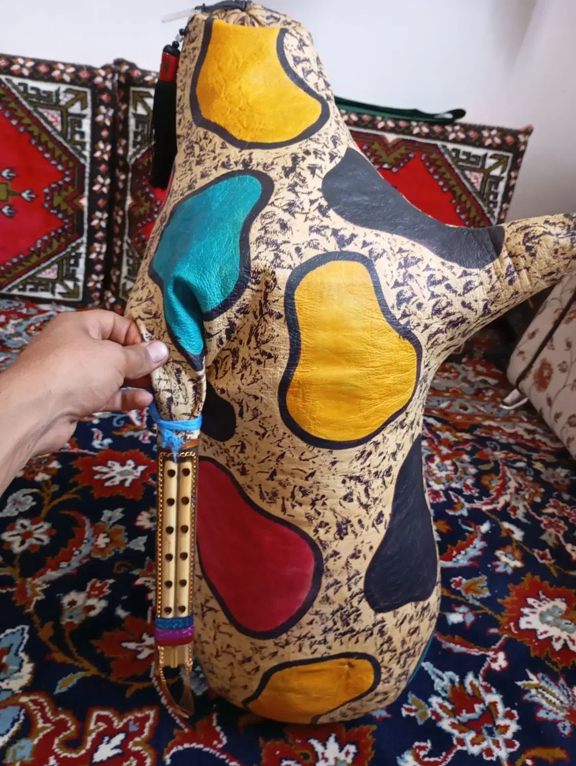 نی انبان|سازهای بادی|مبارکه, |دیوار