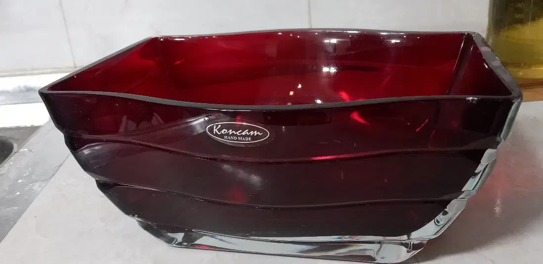 ظرف کریستال زرشکی|ظروف سرو و پذیرایی|تهران, سازمان آب|دیوار