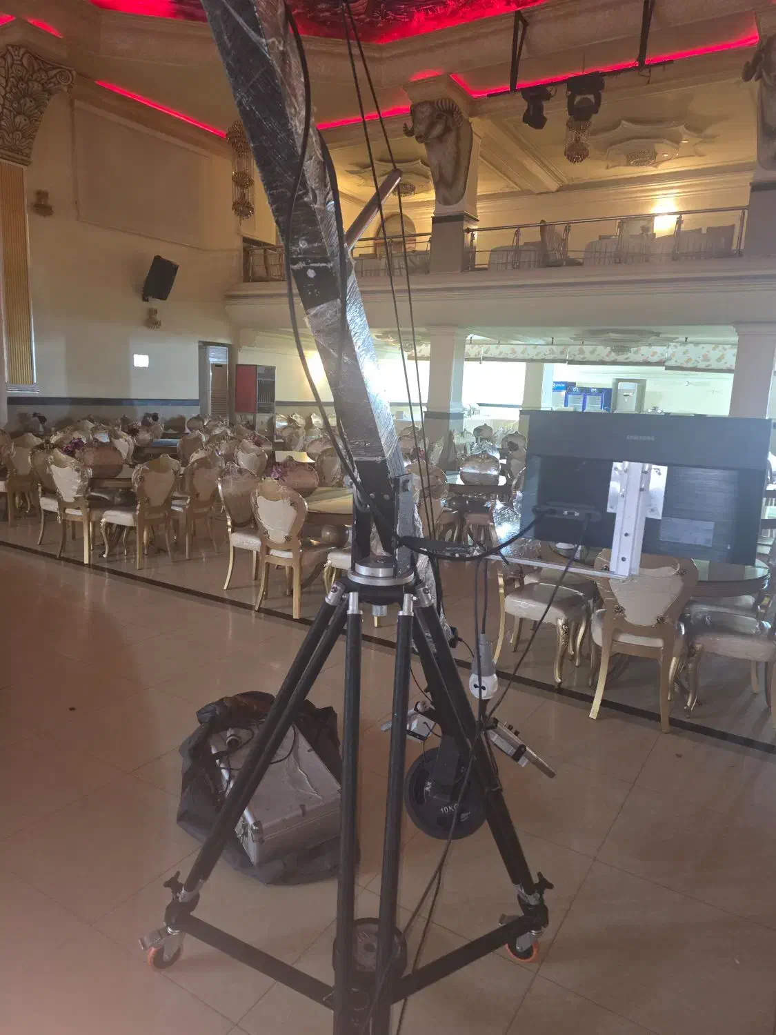 کرین فیلم برداری کاسپین ادوس ۶ متری|دوربین عکاسی و فیلمبرداری|لاهیجان, شیشه گران|دیوار