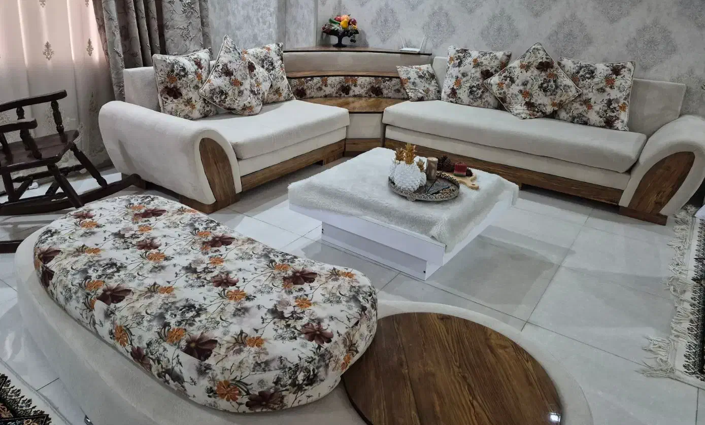 مبل ۸ نفره|مبلمان خانگی و میز عسلی|جم, |دیوار