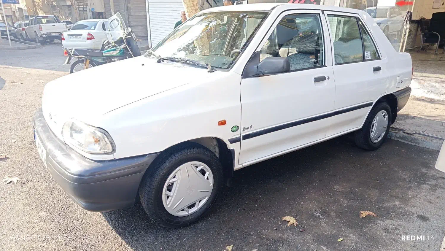 پراید ۹۵ دوگانه کارخانه فول بدون رنگ|خودرو سواری و وانت|تهران, خاک سفید|دیوار