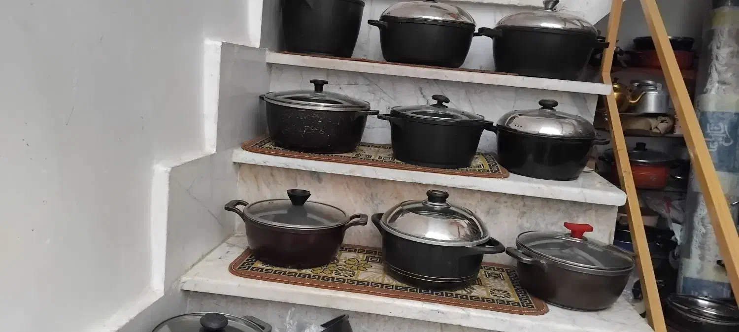 قابلمه تابه چدن|ظروف پختوپز|رشت, پاره بیجار|دیوار