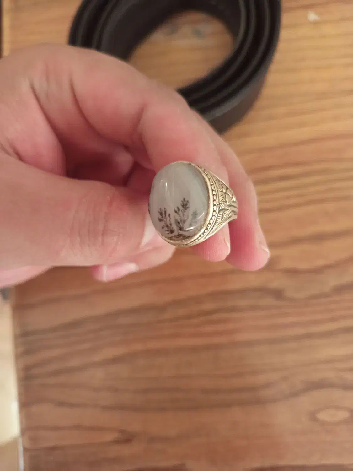 انگشتر نقره شجره و فیروزه|جواهرات|اصفهان, شهرک کاوه|دیوار